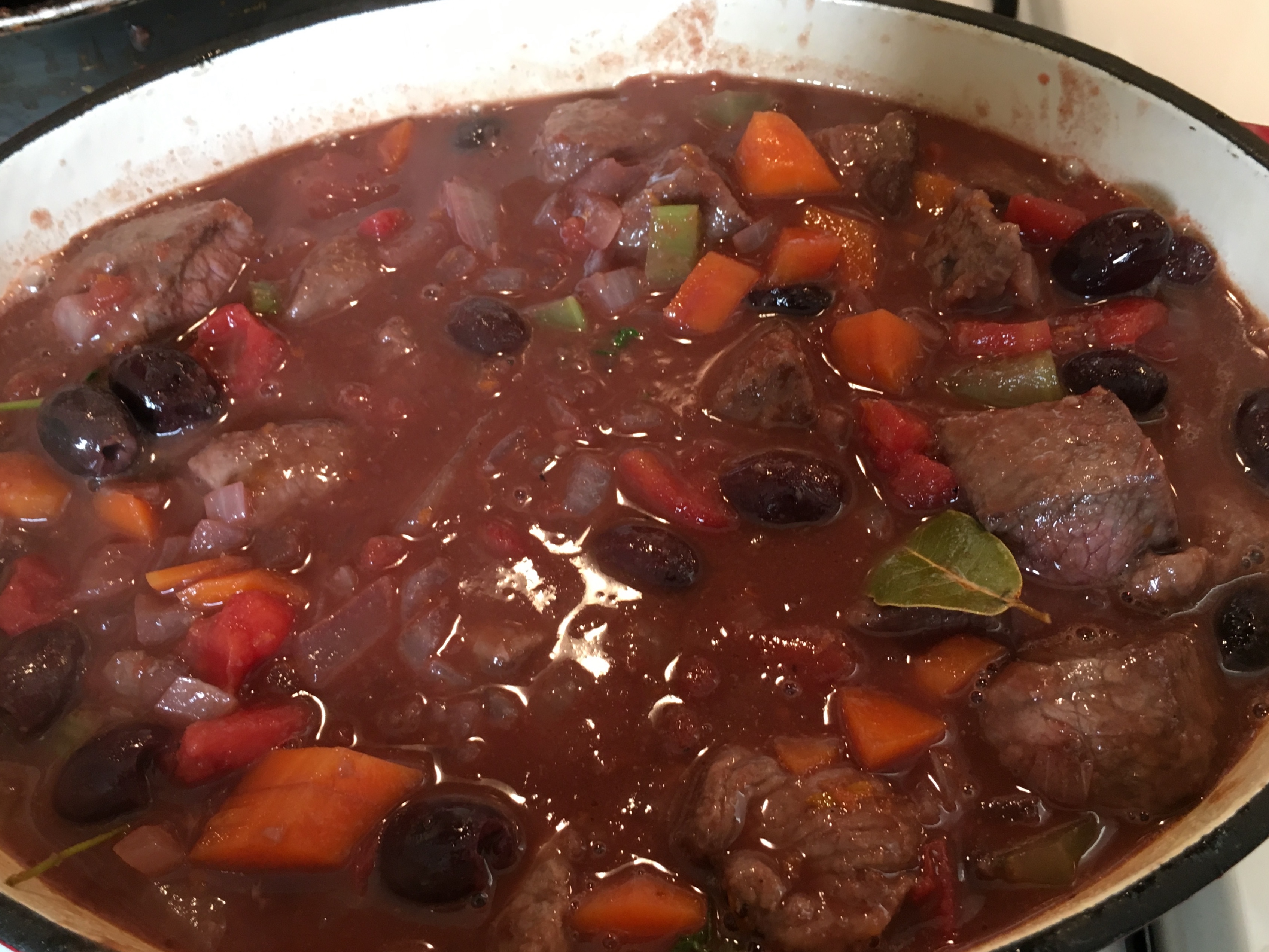 Beef Stewed with Red Wine, Olives & Orange Travel Gourmet
